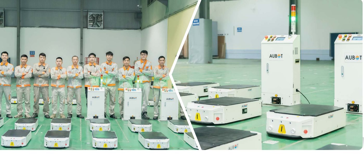 Đội AGV bàn giao cho Being Holdings Group, Nhật Bản