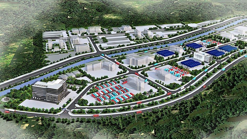 Phối cảnh Trung tâm Logistics Trà Lĩnh